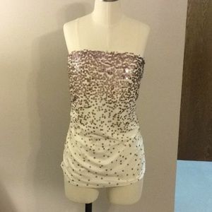 Sequin tube top